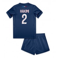 Paris Saint-Germain Achraf Hakimi #2 Fußballbekleidung Heimtrikot Kinder 2024-25 Kurzarm (+ kurze hosen)